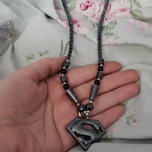 Superman necklace